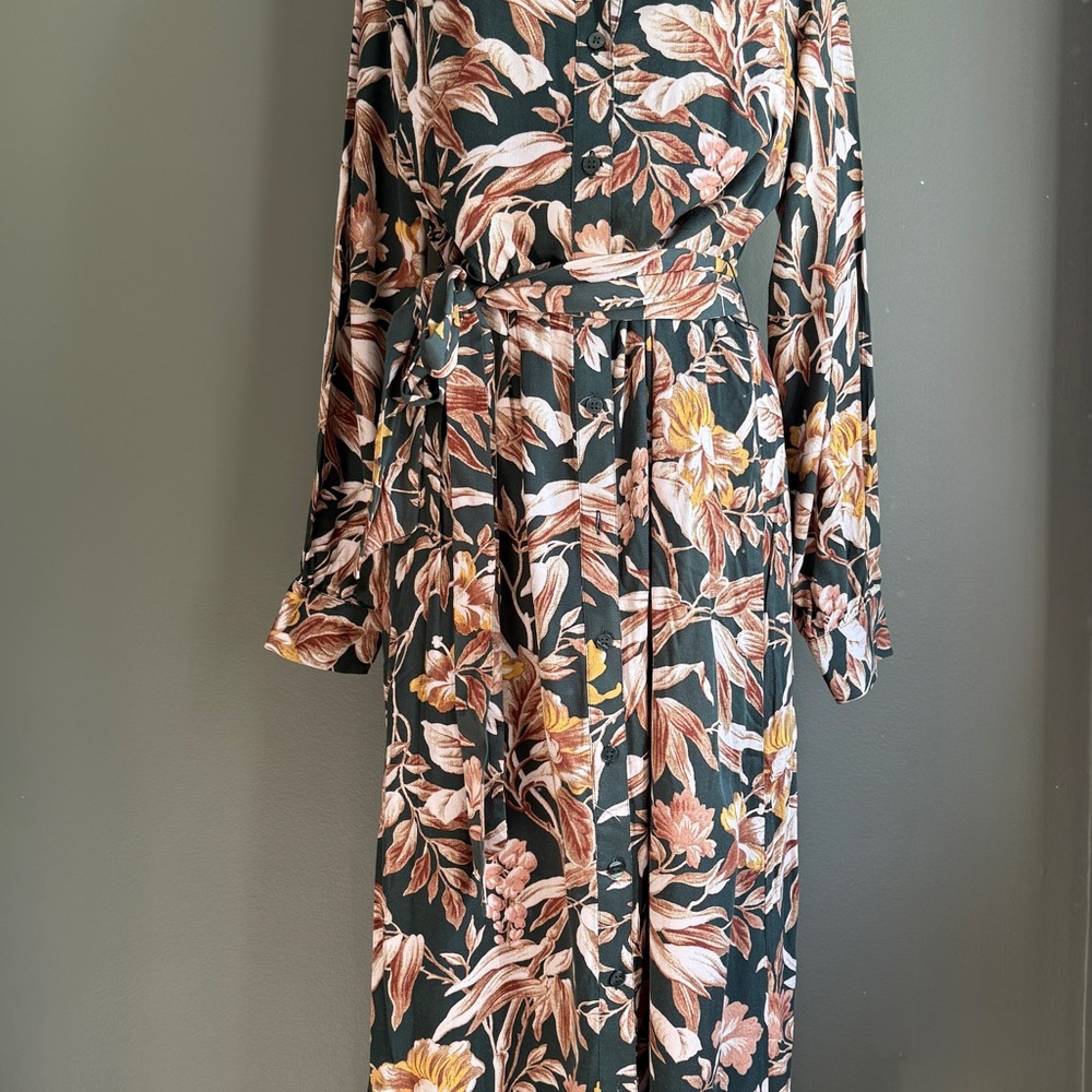 H&M Floral 100% Viscose Maxi Dress